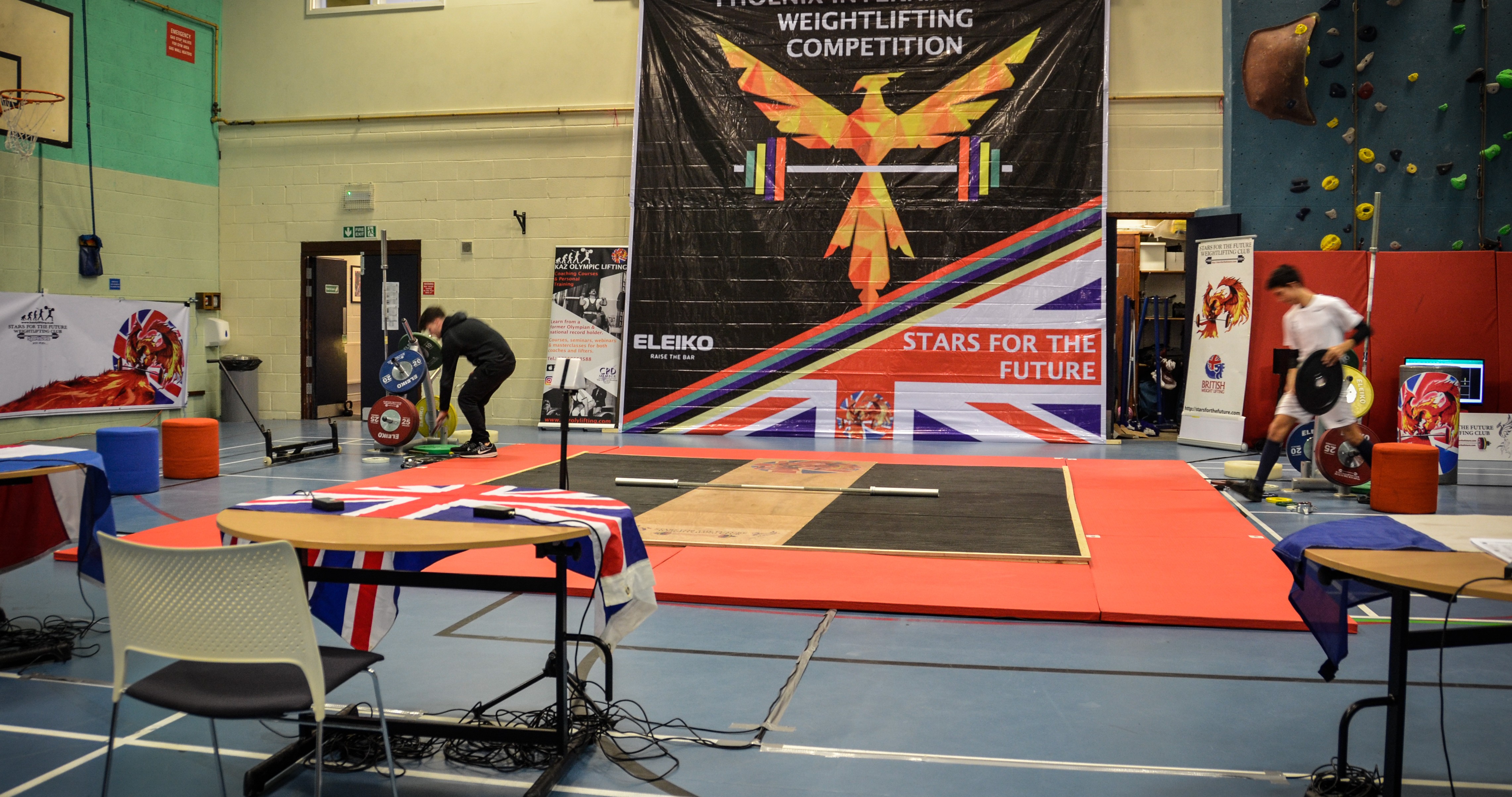 Phoenix Cup international weightlifting competition venue